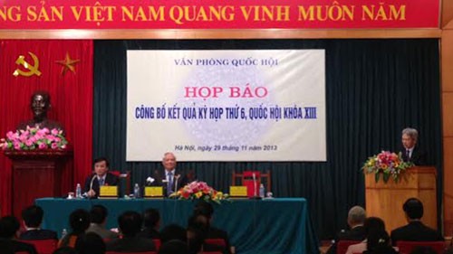 Bế mạc kỳ họp thứ 6, Quốc hội khóa XIII - ảnh 1